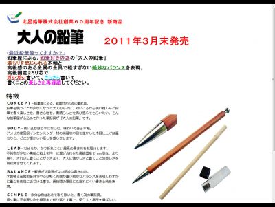 大人の鉛筆