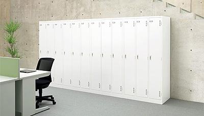 ライオン事務器スチールロッカー